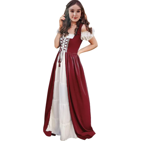 Renaissance Costume Women Medieval Dress Renaissance Pirate Irish Ren Faire Dresses