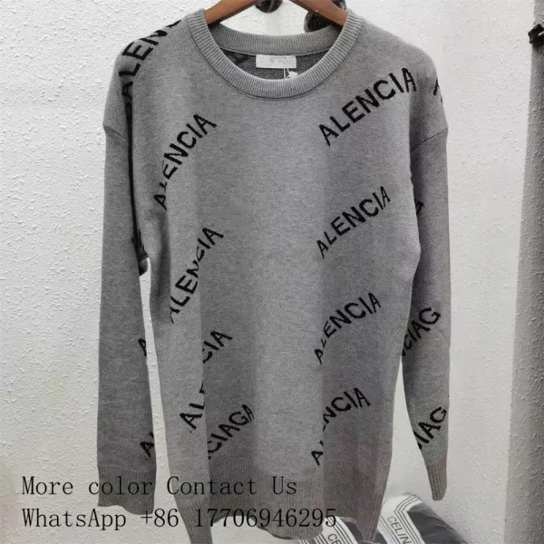 Women's Sweaters Designer Fashion O Neck Sweater Women Autumn And Spring Pullover Long Classic Knit Top