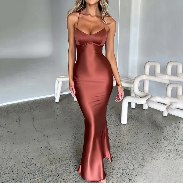 Sexy Satin Slip Dress